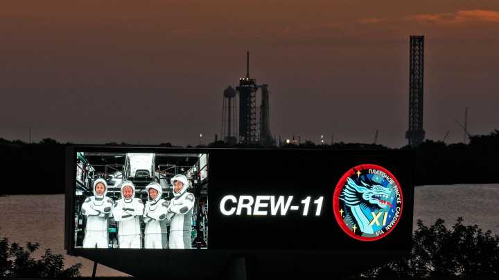 Todo listo para el lanzamiento de la misión Crew-11, que llevará a cuatro astronautas a la Estación Espacial