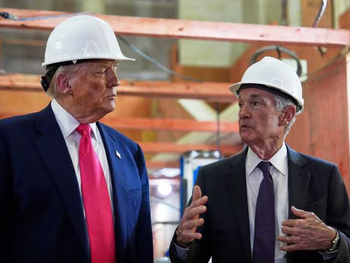 Trump visits US Federal Reserve HQ amid feud with Chairman Powell