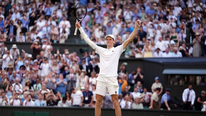 Sinner conquista por primera vez Wimbledon y le gana a Alcaraz en una final épica
