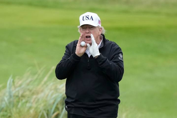 Trump went golfing again — and the cheating allegations piled up