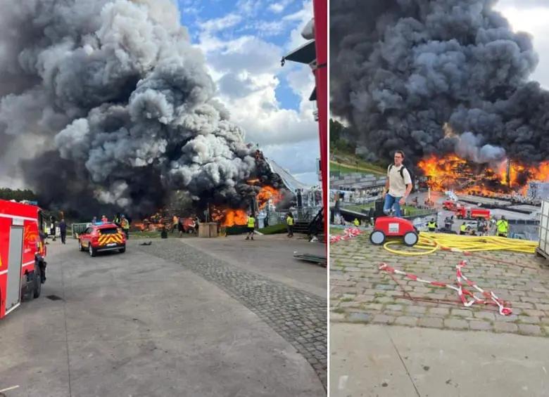 Se incendió escenario principal del festival Tomorrowland en Bélgica