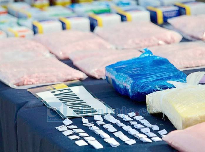 Cuatro detenidos y un laboratorio de drogas desbaratado en investigación que comenzó en Los Andes