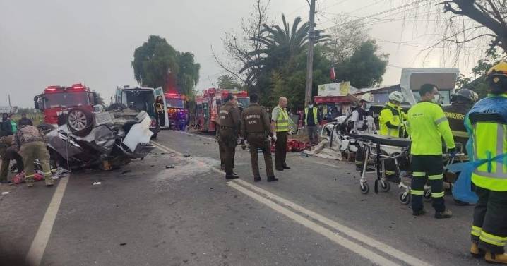 Accidente de tránsito deja al menos un fallecido en Sagrada Familia redmaule 23/10/2022