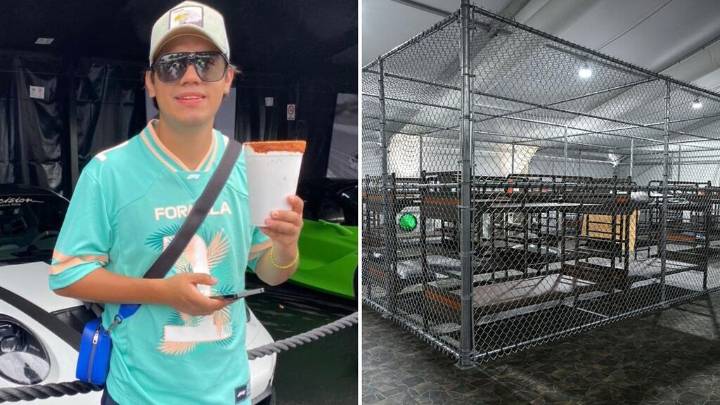 Mexicano con visa denuncia abusos y malas condiciones en 'Alligator Alcatraz' en Florida