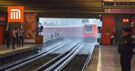 Lluvias complican al AICM: Estación Hangares de Línea 5, cerrada hasta nuevo aviso