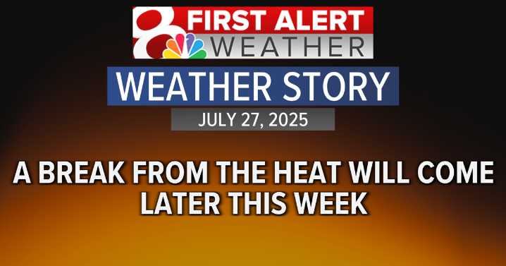 Forecast: Heat continues, but a break is coming