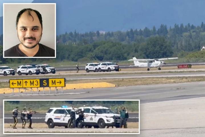 Pilot with 'ideological motive' steals small aircraft and disrupts major international airport operations