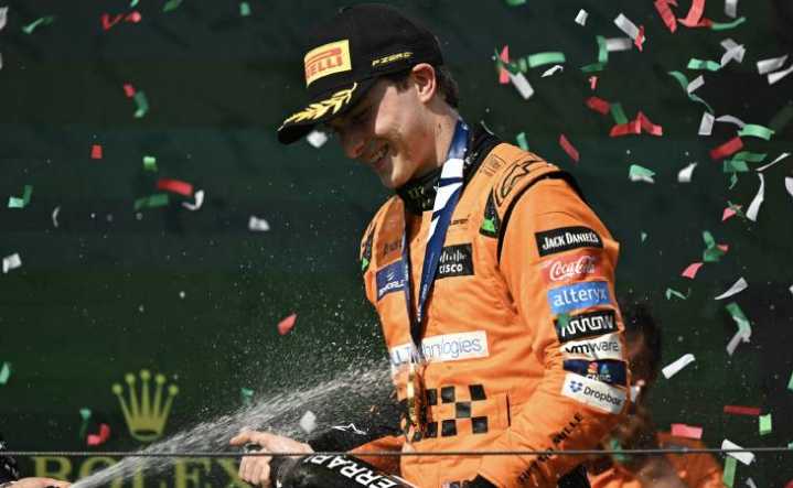 Oscar Piastri (McLaren) gana el Gran Premio de Bélgica de F1