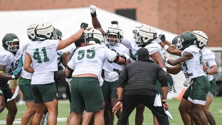 MSU's first football practice of the season