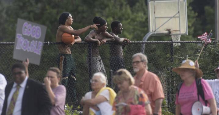 Lynchburg residents join 'Good Trouble Lives On' march at Miller Park