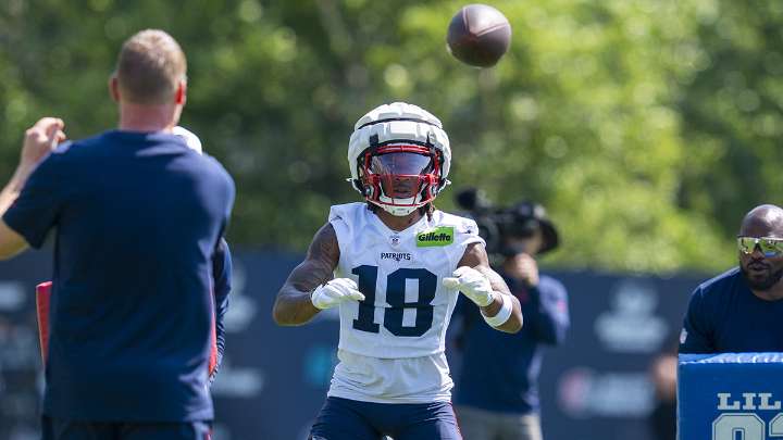 Patriots wide receiver pecking order emerging at training camp