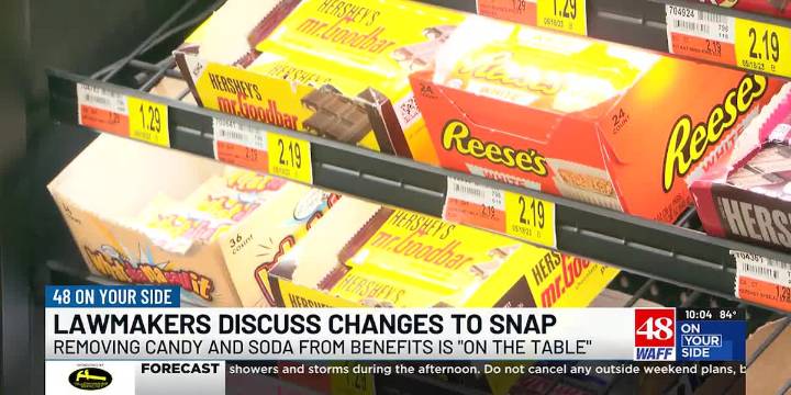 Alabama state lawmakers planning on cutting soda and candy from EBT benefits