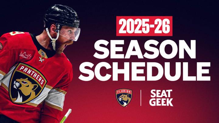 Florida Panthers Announce 2025-26 Regular Season Schedule