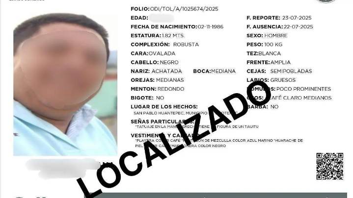 Localizan con vida a líder transportista del Edomex