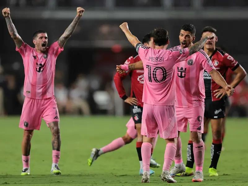 Así fue el tenso cierre del Inter Miami vs Atlas en la Leagues Cup
