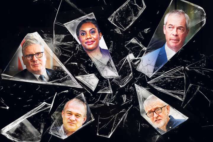 Shock poll shows UK is set for 'Rainbow Coalition' which will shatter current system