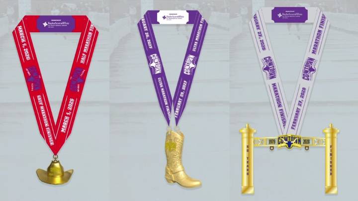 The Cowtown Marathon reveals medals for 2026 events