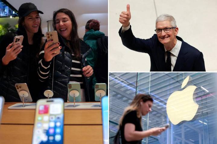 Apple profit, revenue beats forecasts as iPhone sales soar ahead of Trump's tariffs