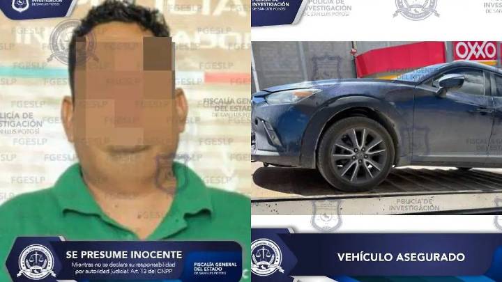 Óscar “N”, detenido por conducir vehículo con reporte de robo