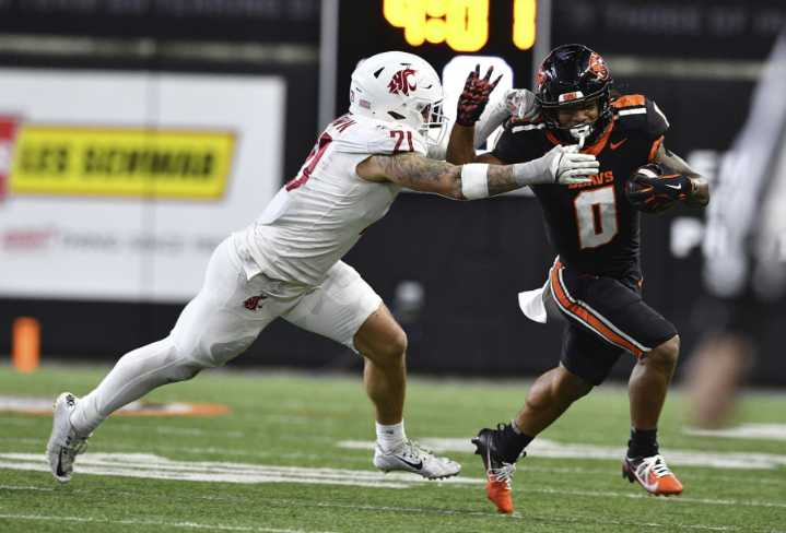 Keith Brown’s leadership shows on Day 1 of WSU football camp