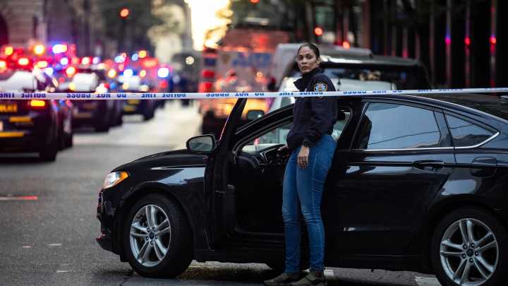 At least 5 people, including a police officer, killed in a Manhattan office building shooting