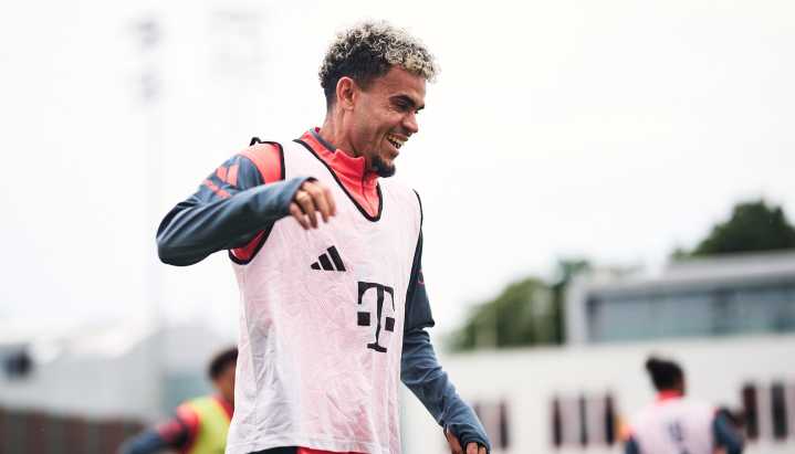 Las primeras horas de Luis Díaz como jugador del Bayern Múnich