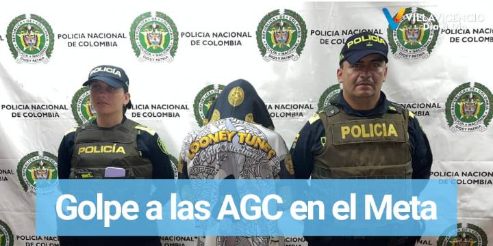 Capturan a presunto integrante de las AGC, en Castilla la Nueva