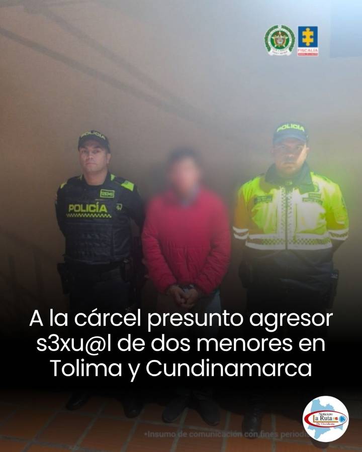 Envían a prisión a hombre acusado de abusar sexualmente de sus hijastras en Tolima y Cundinamarca