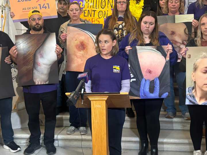 Staffing shortages, rise in workplace violence fueling strike at Butler Hospital 