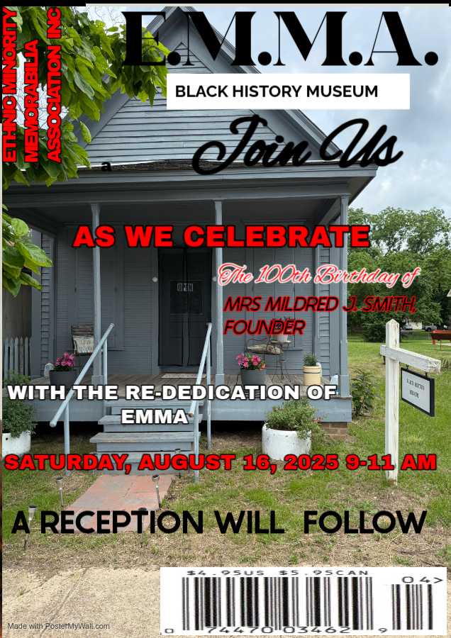 E.M.M.A. Museum in Washington to host rededication August 16