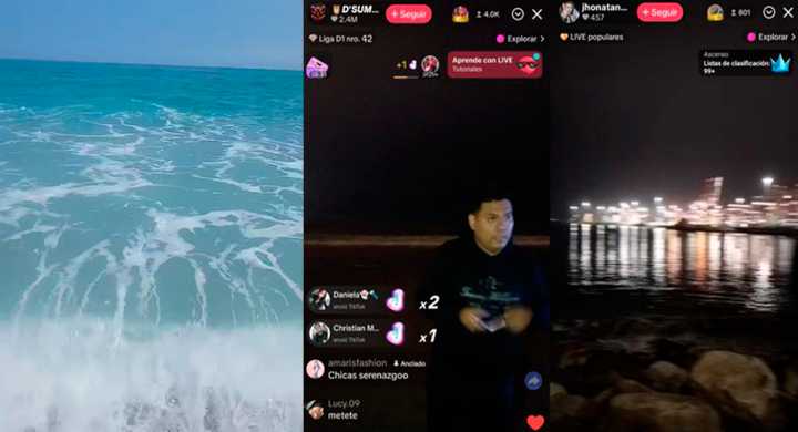 "Un león y me meto": Tiktokers van a playas en busca de olas anómalas tras alerta de tsunami en Perú