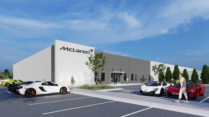 Luxury car company McLaren breaks ground at Tradepoint Atlantic