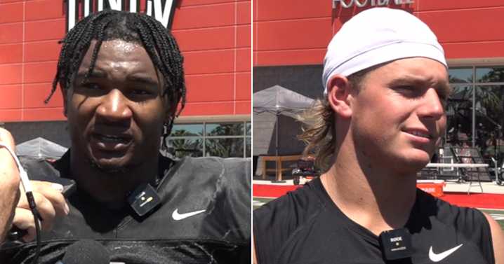 UNLV quarterbacks build camaraderie while competing for starting position