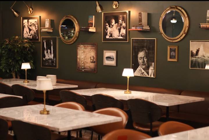 A Hemingway-inspired bar is now open inside Alici