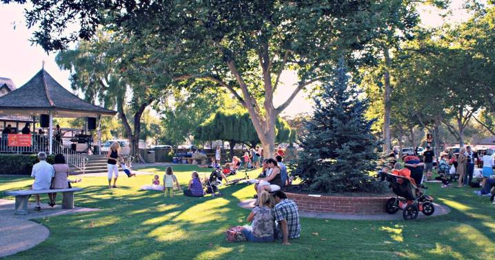 'Out of the Blue' perform at Solvang Music in the Park this Wednesday
