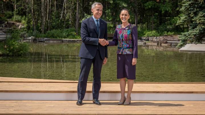 Sheinbaum conversó con el primer ministro de Canadá, Mark Carney
