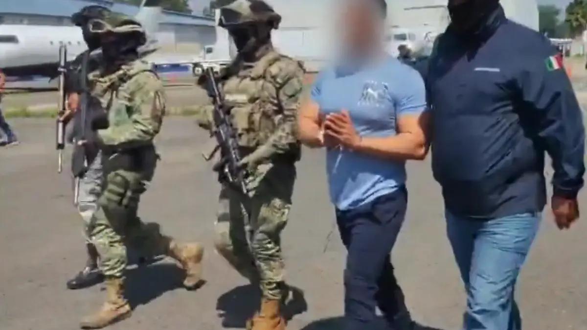 Ulises N, segundo al mando de La Barredora, continúa bajo custodia de la FGR