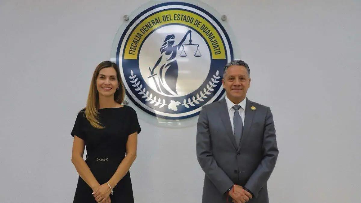 Fiscal y alcaldesa de Jerécuaro acuerdan fortalecer trabajo conjunto en seguridad y justicia