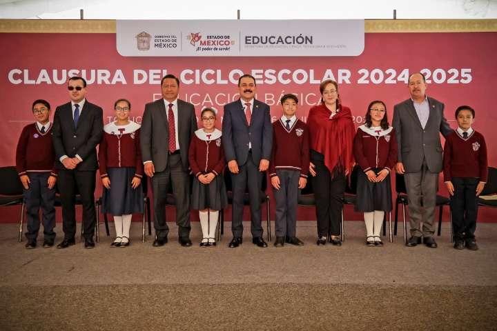 ¡RÉCORD EDUCATIVO EN EDOMEX!, CIERRA CICLO ESCOLAR 2024-2025 CON LA MATRÍCULA MÁS GRANDE DEL PAÍS