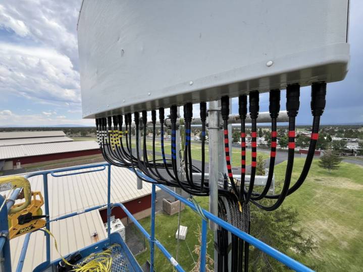 A ‘Super COW’ at the Deschutes County Fairgrounds will help handle the extra cellphone call load this busy season