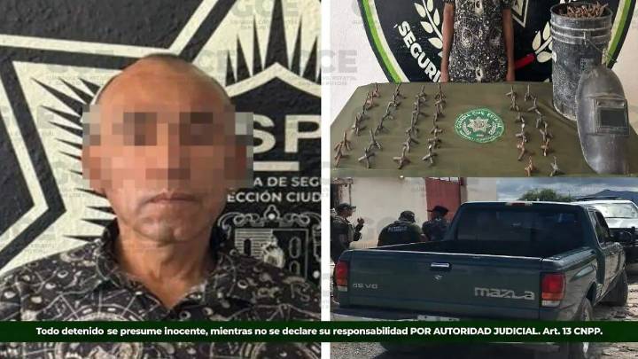 Presunto fabricante fue detenido con 400 ponchallantas en Matehuala