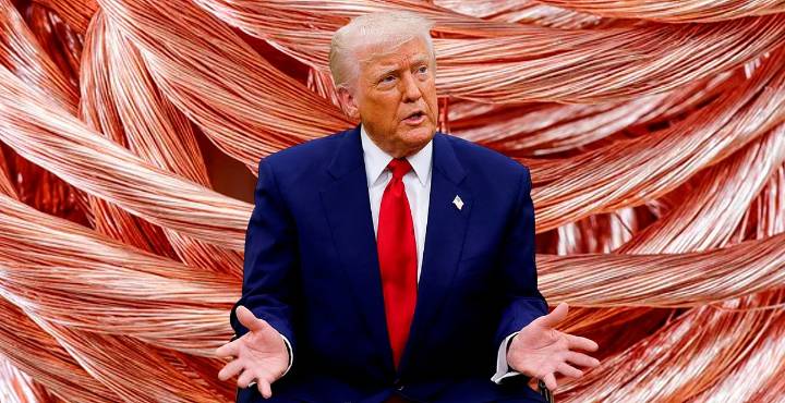 Trump desata nuevo arancel global del 50% al cobre