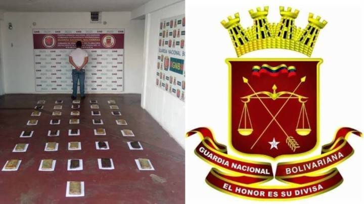 GNB incautó 36 panelas de marihuana en Tucupita y detuvo a su celador
