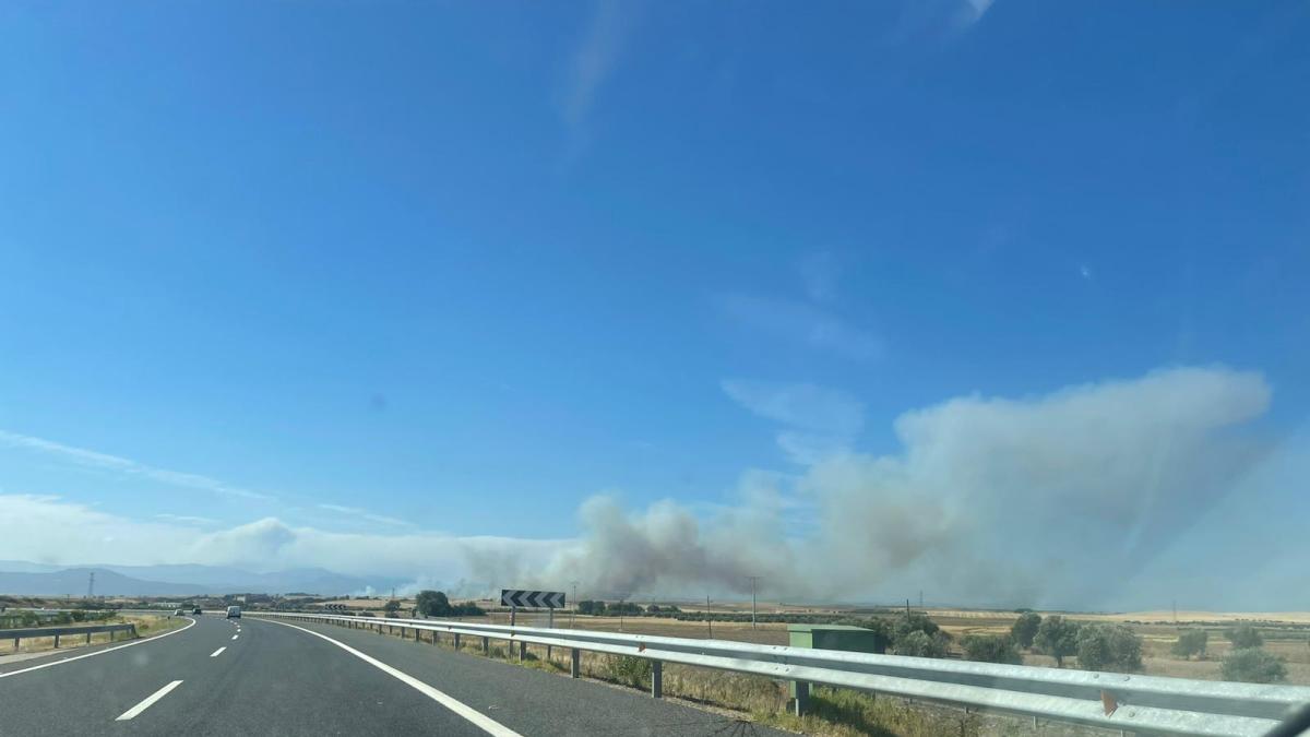 Nivel 1 en el incendio en Maqueda (Toledo)