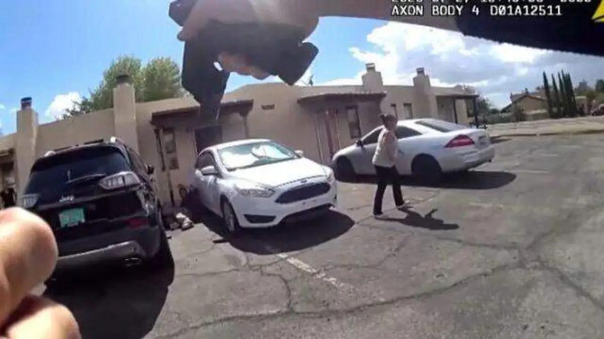 Revelan imágenes de tiroteo en Las Cruces