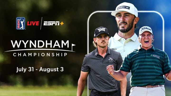 PGA TOUR LIVE on ESPN+: Exclusive Four-Stream Coverage of Wyndham Championship