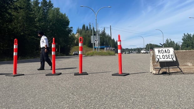Prince George RCMP investigate whether 2nd weigh scale arson and graffiti targeted at traffic officer