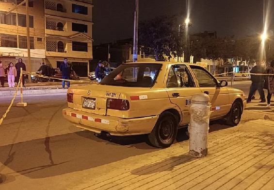 Asesinan a taxista en avenida de Los Olivos