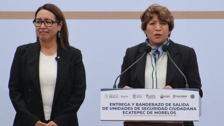 Delfina Gómez y Azucena Cisneros refuerzan seguridad en Ecatepec con más de 400 patrullas