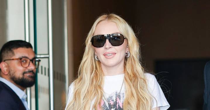 Lindsay Lohan's 'Freakier Friday' Press Style is Full of Easter Eggs